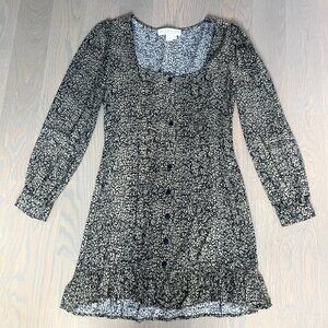 Saltwater Luxe Leopard Print Button-Front – Size Small
